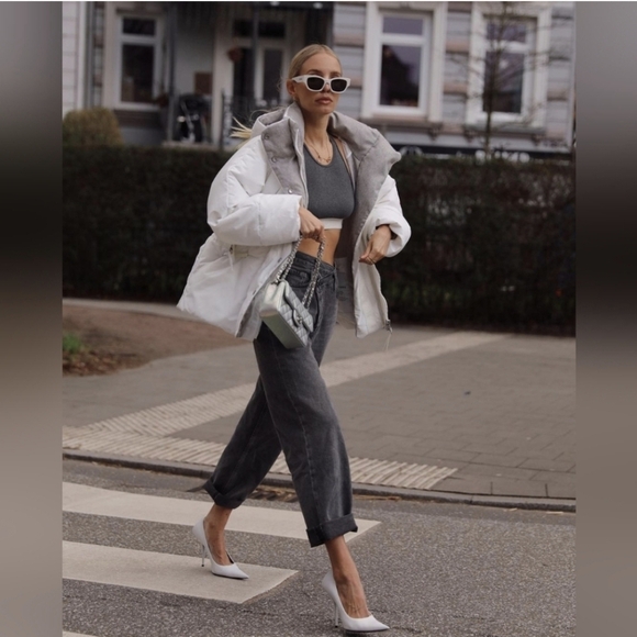 AGOLDE Criss Cross Jeans Black Straight Leg 24 - Picture 2 of 15